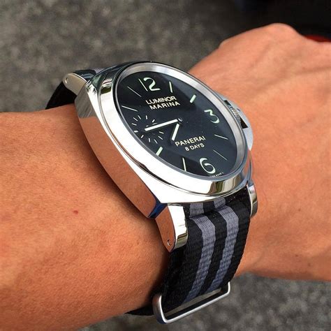 best straps for panerai|panerai nato straps.